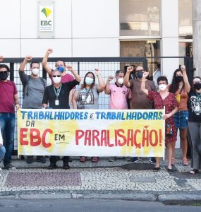 Jornalistas vão às ruas contra a privatização da EBC
