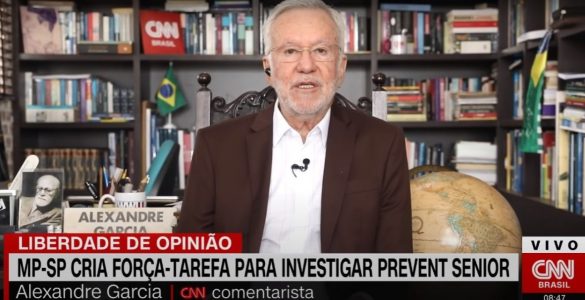 CNN Brasil rescinde contrato com Alexandre Garcia