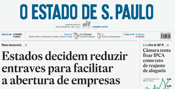 Como ficou o novo Estadão impresso