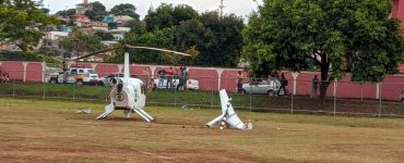 Globocop tem falha mecânica e faz pouso forçado