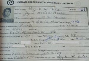 Morre a 1ª mulher a obter registro de jornalista no Paraná 