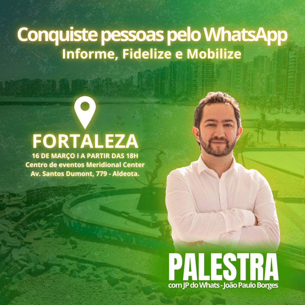 João Paulo Borges - workshop Conquiste pessoas pelo WhatsApp
