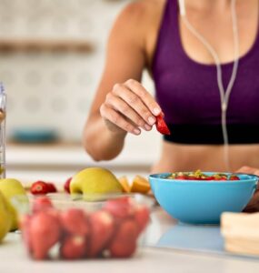 Oficinas de nutrição esportiva orientam visitantes na BTFF