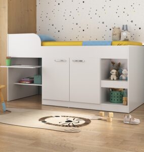 Mobiliário infantil facilita a organização do quarto