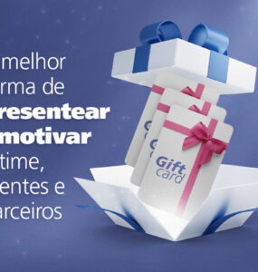 Giftcards são opções de presentes corporativos no fim de ano