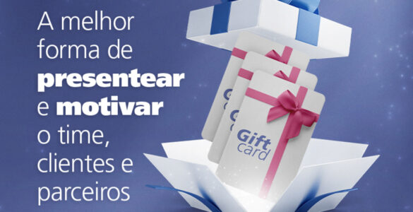 Giftcards são opções de presentes corporativos no fim de ano