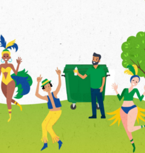 Carnaval exige soluções para o descarte correto de resíduos