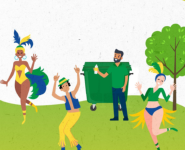 Carnaval exige soluções para o descarte correto de resíduos
