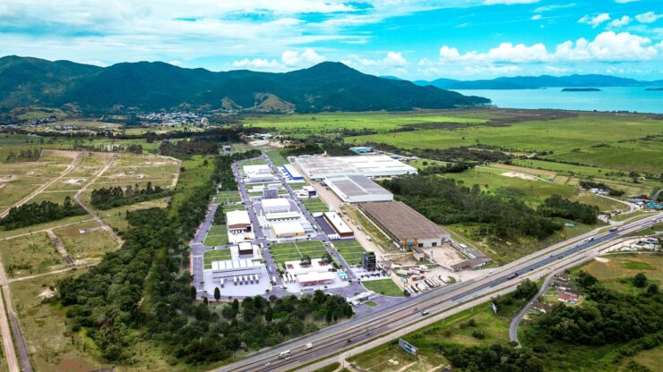 Empreendimento logístico em SC alcança progresso