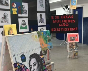 Estudantes homenageiam grandes mulheres em mostra de arte