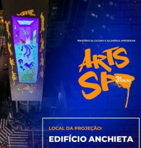 Arts SP - 3ª edição conecta arte urbana, tecnologia e música em projeções