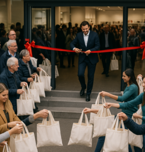 Brindes personalizados criam vínculo em inaugurações
