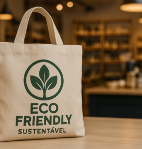 Ecobag une estilo e sustentabilidade em itens reutilizáveis
