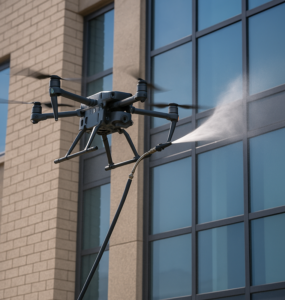 Tecnologia com drones impulsiona o mercado de limpeza