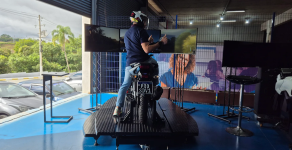 Simuladores de moto podem salvar 4.800 vidas por ano no país