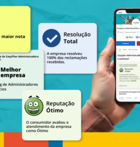 EasyPlan lidera entre administradoras no Reclame Aqui
