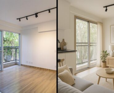 Parceria da Lello Imóveis decora imóvel antes da compra