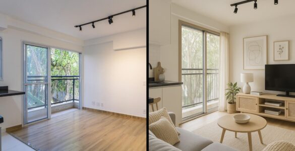 Parceria da Lello Imóveis decora imóvel antes da compra