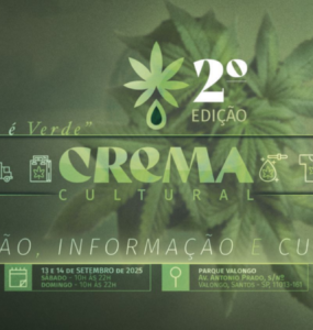Congresso Crema debate cannabis em Santos/SP