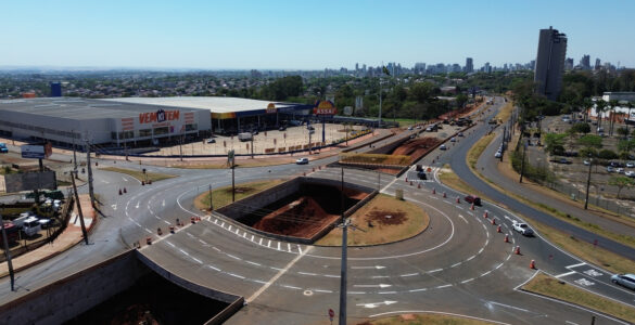 Novo viaduto em Maringá já impacta comércio local