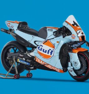 Fãs definem pintura da Trackhouse MotoGP Team em parceria com a Gulf Oil