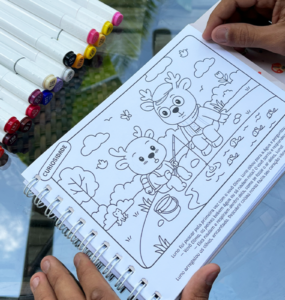 Livros de colorir unem psicologia e ludicidade infantil