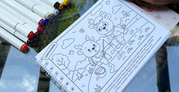 Livros de colorir unem psicologia e ludicidade infantil