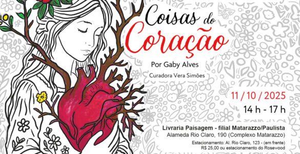 Lançamento do livro “Coisas do Coração” na Livraria Paisagem