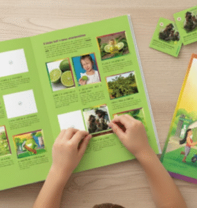 Álbum de figurinhas ensina história do Limão Taiti em Anhanguera-GO