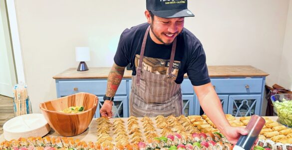 Chef brasileiro promove serviço de catering japonês nos EUA