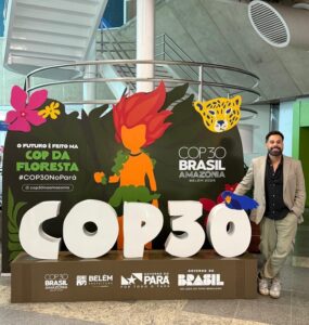 Brasileiro radicado nos EUA participa da COP30 na Amazônia