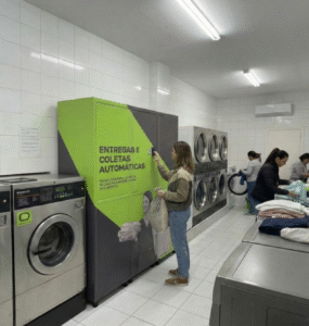 Lockers em lavanderias podem facilitar a rotina no Brasil