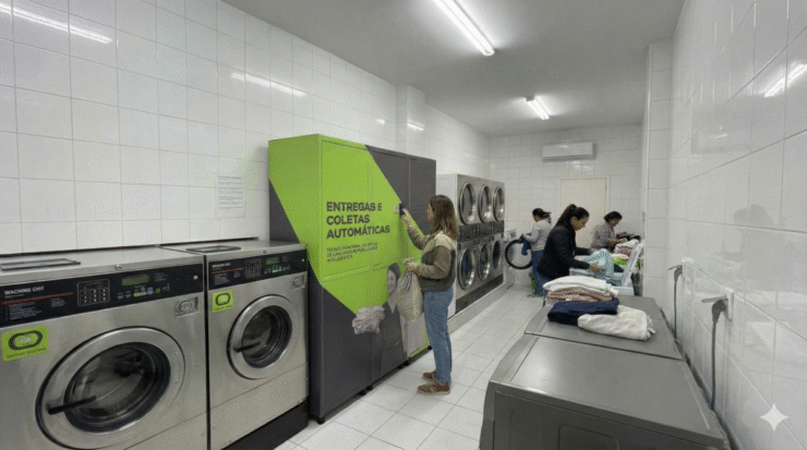 Lockers em lavanderias podem facilitar a rotina no Brasil