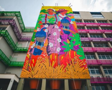 Juiz de Fora ganha nova obra de arte em grande escala do artista Wes Gama