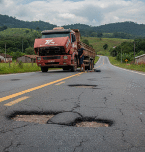 Inflação e estradas ruins impulsionam IA no frete em 2026