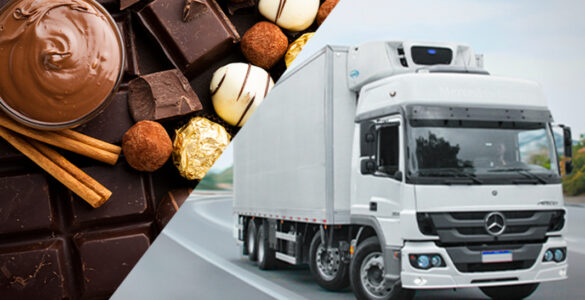 Transporte com controle térmico é essencial para chocolates