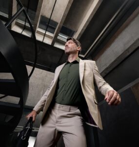 Marca Angelo Bertoni lança linha com tecidos tecnológicos