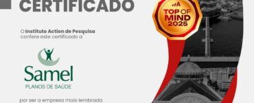 Grupo Samel é Top of Mind 2025 em duas categorias