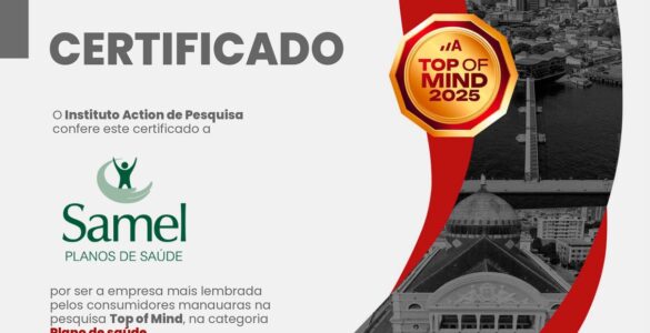 Grupo Samel é Top of Mind 2025 em duas categorias