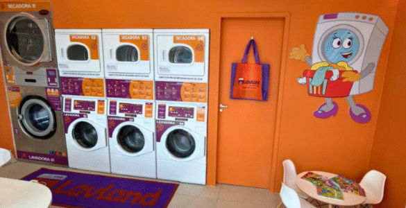 Lavanderias self-service geram economia de água e energia
