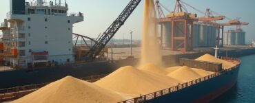 Terminal aumenta em 15% produtividade na exportação de grãos