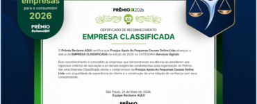 Procjus é classificada para o Prêmio Reclame AQUI 2026