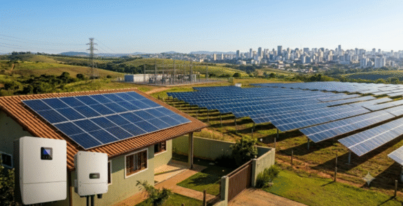 Geração solar chega a 55 GW e vira 2ª maior fonte