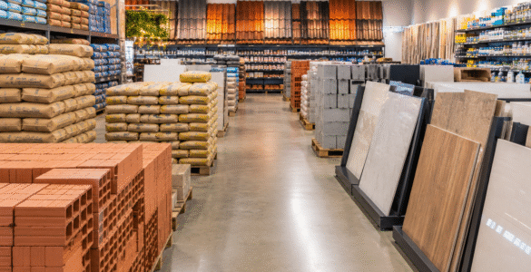 Pequenas lojas sustentam setor de material de construção