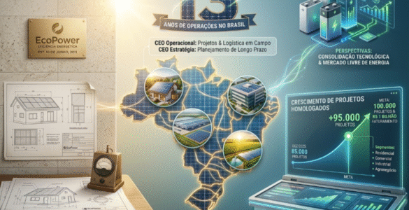 EcoPower comemora 13 anos no mercado de energia solar