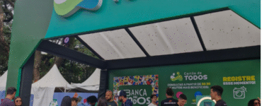 Cartão de TODOS une saúde e Copa no Arraiá do Ibirapuera