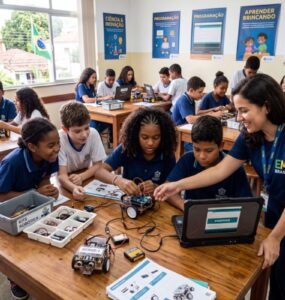 Robótica torna-se obrigatória nas escolas a partir de 2026