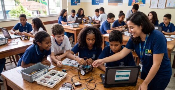 Robótica torna-se obrigatória nas escolas a partir de 2026