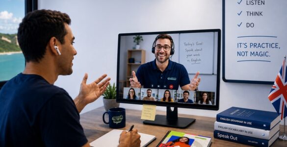 Contra a onda dos apps, curso de inglês aposta no professor