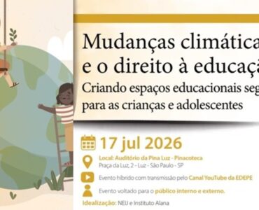 Evento discute escolas resilientes às mudanças climáticas